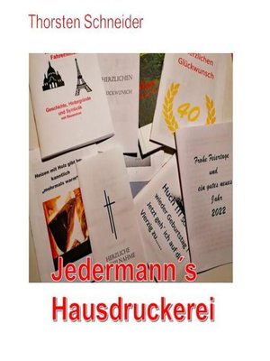 cover image of Jedermann´s Hausdruckerei